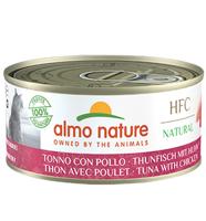 Almo Nature HFC Natural tonijn en kip natvoer kat (150 g) 12 x 150 g - thumbnail