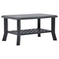 VidaXL Salontafel 90x60x46 cm kunststof antraciet - thumbnail