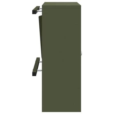 Brievenbus Olijfgroen 30 x 23 x 55 cm Staal Brievenbus Olijfgroen 30 x 23 x 55 cm Staal