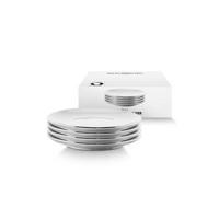 Vtwonen bord zilverkleurig 12 cm set van 4 | 6 stuks - thumbnail