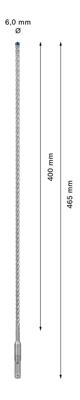 Bosch Accessories EXPERT SDS plus-7X 2608900076 Hamerboor 1 stuks 6 mm Gezamenlijke lengte 465 mm SDS-Plus 1 stuk(s) Bosch Accessories EXPERT SDS plus-7X 2608900076 Hamerboor 1 stuks 6 mm Gezamenlijke lengte 465 mm SDS-Plus 1 stuk(s)