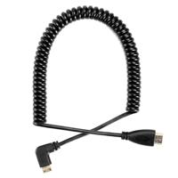 Caruba HDMI MiniHDMI Spring Wire Angled - thumbnail
