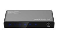 Digitus DS-55336 1 + 2 poorten HDMI-splitter LED-weergave, Met status-LEDs, Met metalen behuizing, Individueel schakelbaar, Ultra HD-geschikt 3840 x 3840 Pixel - thumbnail