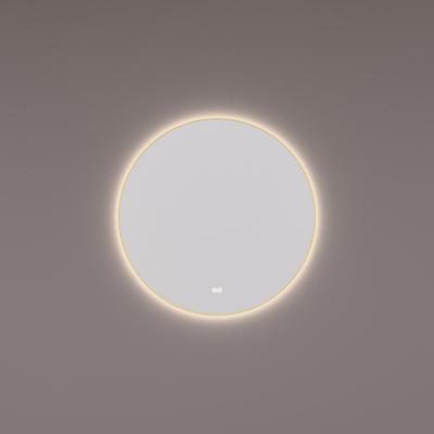 Spiegel Hipp Design SPV 13500 Rond Met Verlichting Incl. Spiegelverwarming en Messing Frame (Alle Maten)