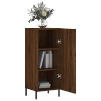 Dressoir 34,5x34x90 cm bewerkt hout bruineikenkleurig - thumbnail