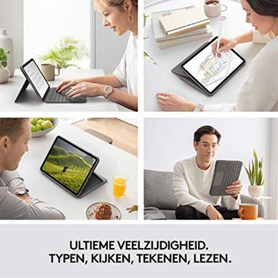 Logitech Folio Touch voor iPad Air (4e generatie) tablethoes Logitech Folio Touch voor iPad Air (4e generatie) tablethoes