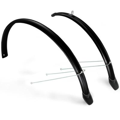 Eurofender spatbordenset 58mm 28" zwart