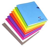 Clairefontaine schrift mimesys voor ft A4, 80 bladzijden, kaft in PP, gelijnd, geassorteerde kleuren - thumbnail