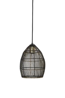 Light & Living Hanglamp 'Meya' 20cm, kleur Zwart Light & Living Hanglamp 'Meya' 20cm, kleur Zwart