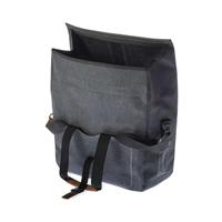 Basil urban dry business bag - waterdichte fietsschoudertas, 20l inhoud, charcoal melee - thumbnail