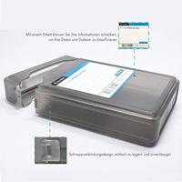 ICY BOX IB-AC602b-6, 3,5 HDD Schutzbox, transparent, 6 Farben 3,5 harde schijf bewaarbox - thumbnail