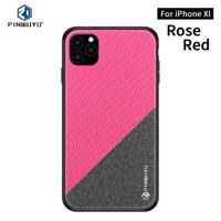 PINWUYO Honors-serie schokbestendige PC + TPU beschermhoes voor iPhone XI 2019 (rood) - thumbnail