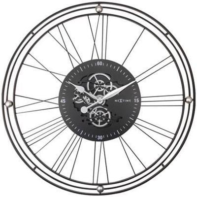 Romeinse tandwielklok XXL - 90,5 cm - Metaal - Romeinse tandwielklok Romeinse tandwielklok XXL - 90,5 cm - Metaal - Romeinse tandwielklok