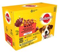 Pedigree multipack maaltijdzakjes favourites in gelei - thumbnail