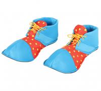 clownsschoenen 36 cm polyester rood/blauw one-size - thumbnail