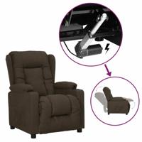 Sta-op-stoel stof donkerbruin - thumbnail