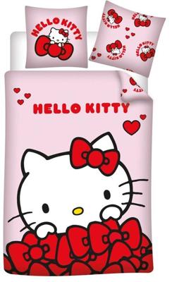 Hello Kitty Dekbedovertrek 140 X 200 cm - 65 x 65 cm - polykatoen - pre order Hello Kitty Dekbedovertrek 140 X 200 cm - 65 x 65 cm - polykatoen - pre order