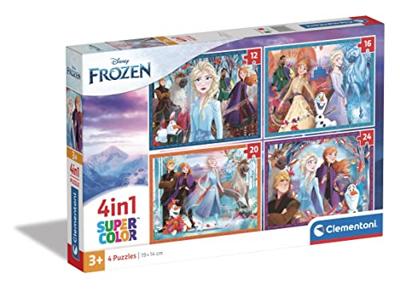 Clementoni puzzels disney frozen, 4in1
