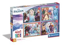 Clementoni puzzels disney frozen, 4in1 - thumbnail