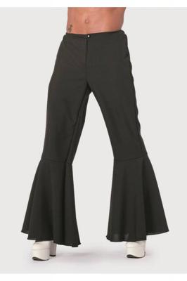 Hippie broek zwart bi-stretch man