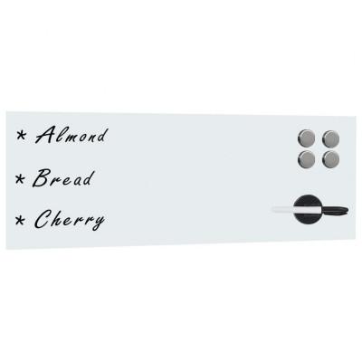 vidaXL Whiteboard voor aan de wand magnetisch 60x20 cm glas vidaXL Whiteboard voor aan de wand magnetisch 60x20 cm glas