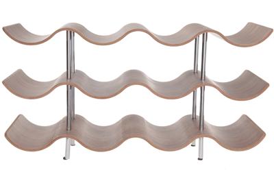 Top & Trendy Wijnrek Panama Hout - 12 Flessen