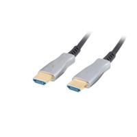 LANBERG HDMI KABEL M/M V2.0 10M OPTISCH AOC ZWART CA-HDMI-20FB-0100-BK - thumbnail