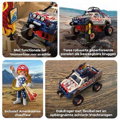 PLAYMOBIL Cars offroad vrachtwagen 72061