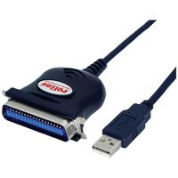 ROLINE USB converter kabel USB naar IEEE 1284, zwart, 1,8 m - thumbnail