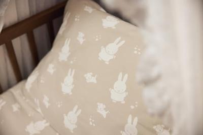 Jollein dekbedovertrek Nijntje - Miffy Snuffy Nougat