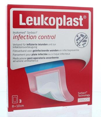 Leukomed Sorbact 8cmx10cm 3 Leukoplast