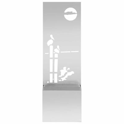 VidaXL Tuin privacy screen fretwerk zilver 50 x 32 x 150 cm VidaXL Tuin privacy screen fretwerk zilver 50 x 32 x 150 cm