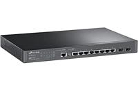 TP-LINK TL-SG3210 Managed L2 Gigabit Ethernet (10/100/1000) Power over Ethernet (PoE) Zwart - thumbnail