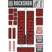 ROCKSHOX decor set decal set red - thumbnail