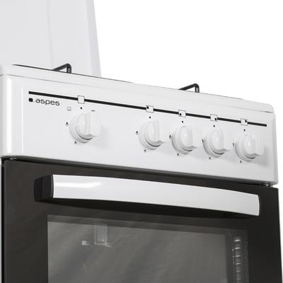 Gasfornuis Aspes AKG4500TM Wit