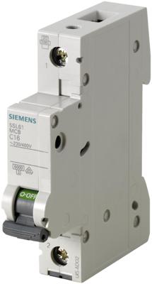 Siemens 5SL61066 Siemens Dig.Industr. Zekeringautomaat 1-polig 6 A 230 V, 400 V Siemens 5SL61066 Siemens Dig.Industr. Zekeringautomaat 1-polig 6 A 230 V, 400 V