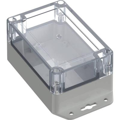 TRU COMPONENTS TC-10860632 Flensbehuizing 120 x 80 x 60.20 ABS-PC Lichtgrijs 1 stuk(s)