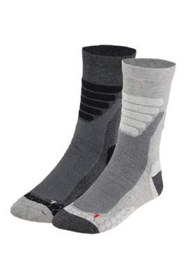 Xtreme Wandelsokken 2-pack Multi Grey-42/45