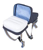 Baby zitverhoger - ROBA - Opvouwbaar - Opblaasbaar kussen - Verstelbare riem - 6 maanden / 3 jaar (15 kg) - Marineblauw - thumbnail