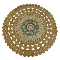 Tapijt DKD Home Decor Bruin Multicolour (200 x 200 x 0,75 cm) - thumbnail