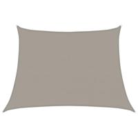 Zonnezeil trapezium 160 g/m 4/5x3 m HDPE lichtgrijs - thumbnail