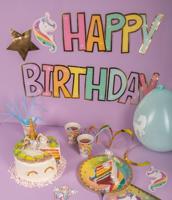 Swirl decorations unicorn - thumbnail