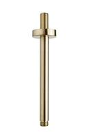 Wiesbaden Luxe Douche-Arm Rond Plafondbevestiging 20 cm Geborsteld Messing - thumbnail