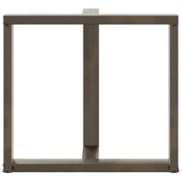 Eettafelpoten 2 st T-vormig 80x35x(72-73) cm staal naturel - thumbnail