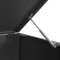 Containerberging voor 4 containers 276x79x117 cm staal zwart - thumbnail