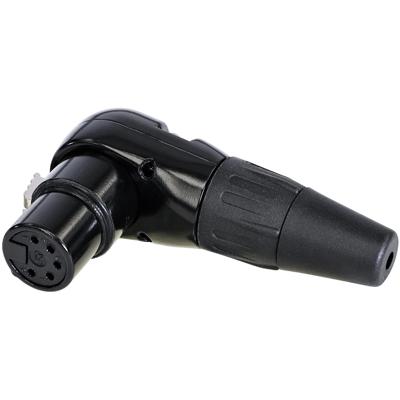 Rean AV RC5FR-B XLR-connector Koppeling, haaks Aantal polen: 5 1 stuk(s)