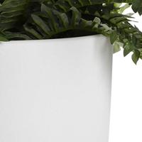 Mica Decorations bloempot Era rond 32.5x31cm lichtgrijs mat - thumbnail