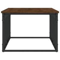 Salontafel 100x50x35,5 cm bewerkt hout bruineikenkleurig - thumbnail