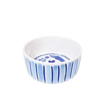 BLOND AMSTERDAM VOERBAK KAT DELFTS BLOND GERUIT 15,5 CM