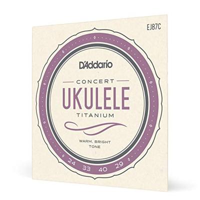 D&apos;Addario EJ87C Pro Arte Titanium snarenset voor concert ukelele